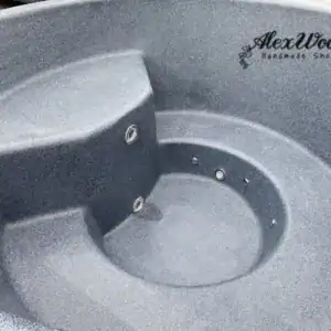 Ciubar din fibra de sticla cu 10 duze aeromasaj