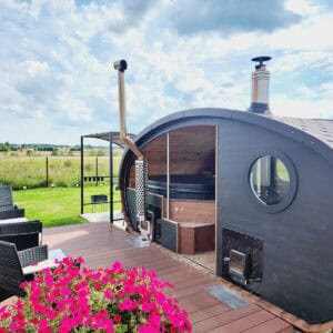 Ansamblu sauna si ciubar pentru 4-6 persoane
