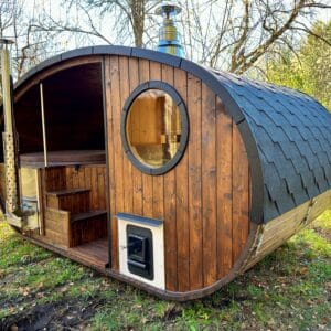 Ansamblu sauna si cada cu aeromasaj si hidromasa