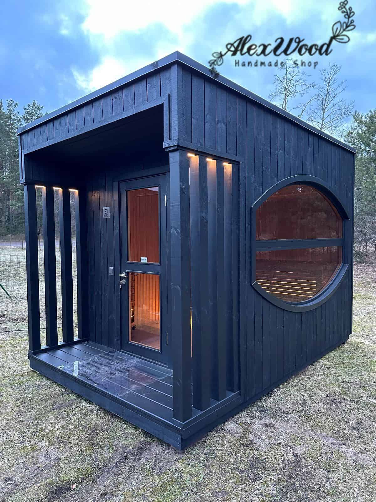 Sauna lemn delux mini