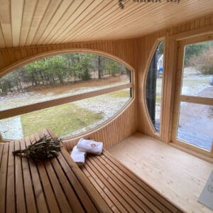 Sauna premium lemn cu instalatie electrica completa