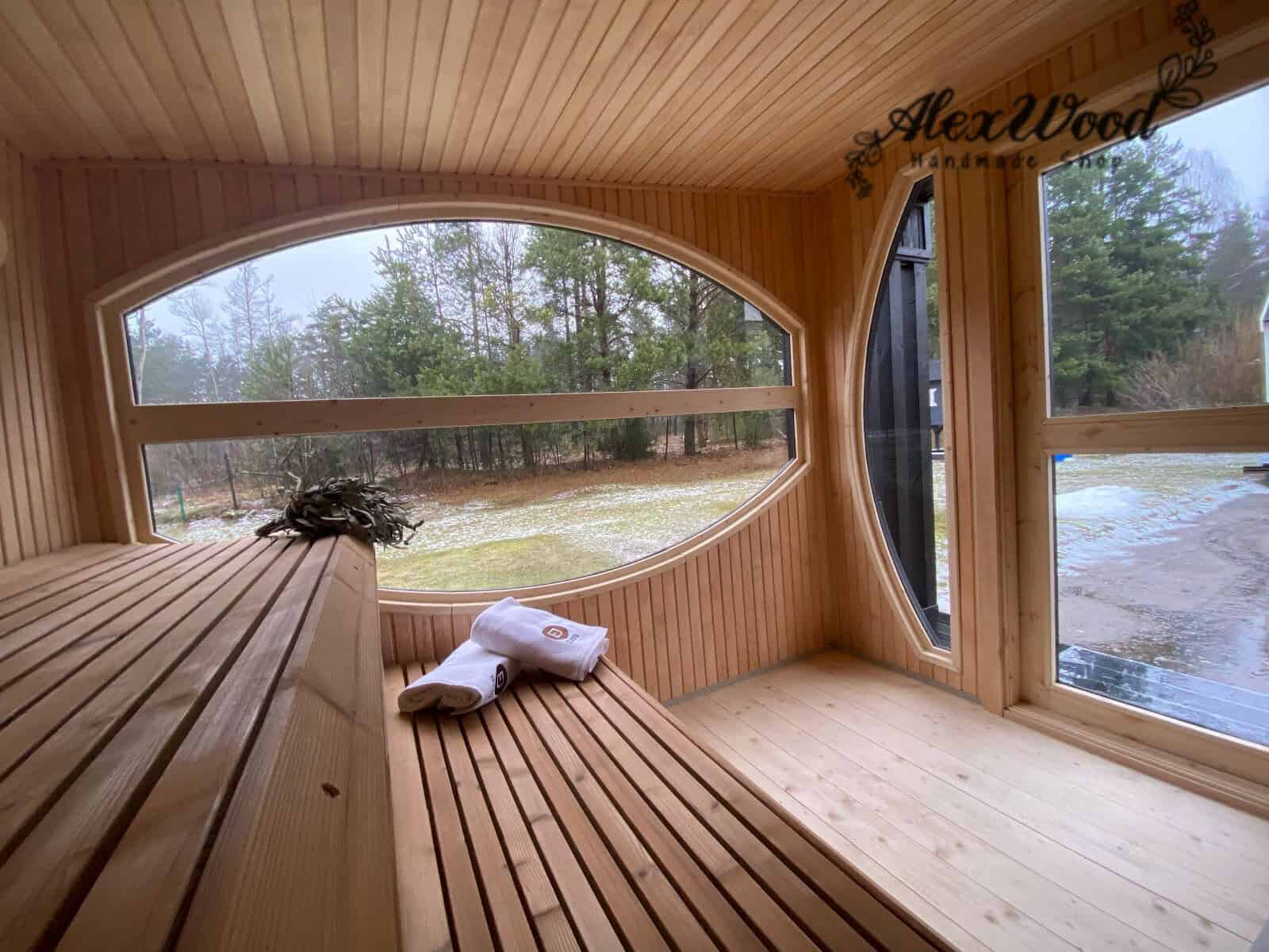 Sauna lemn cu incalzitor electric Harvia
