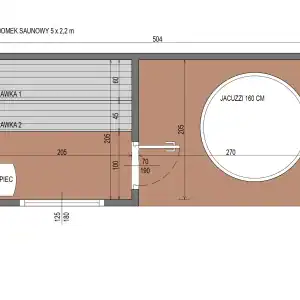 Sauna Thermo Premium cu izolatie si vestiar Sauna din lemn termo cu ciubar integrat