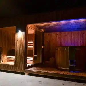 Sauna Thermo Premium cu izolatie Sauna cu sticla securizata