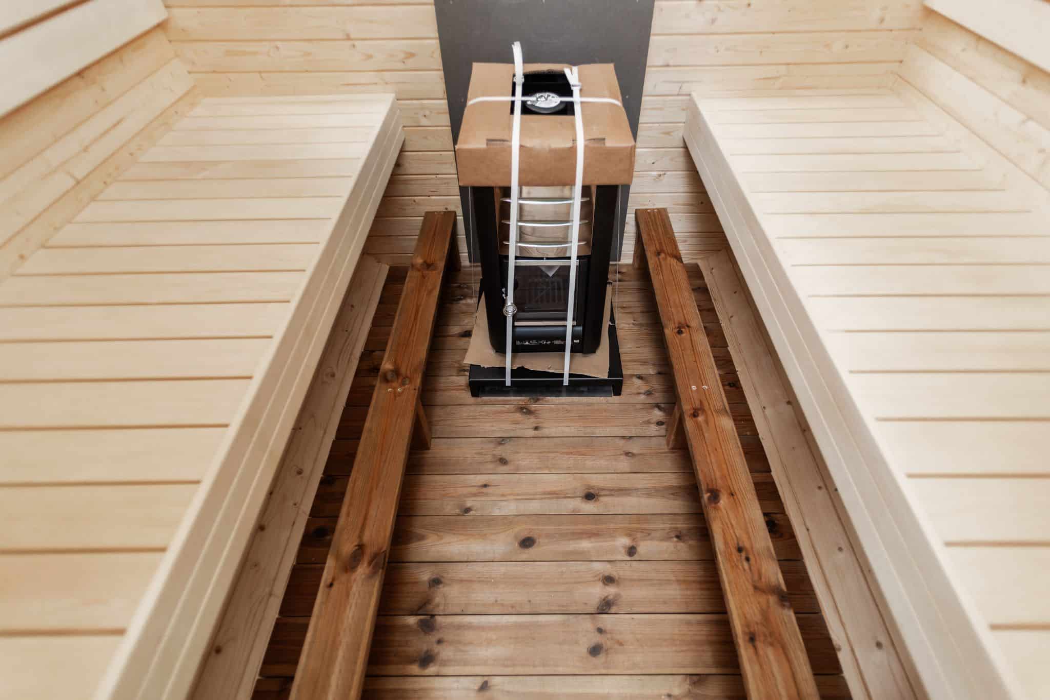 Sauna rotunda cu incalzitor pe lemn sau electric