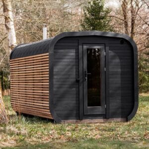 Sauna in forma de cub termotratata cu capacitate 6 persoane