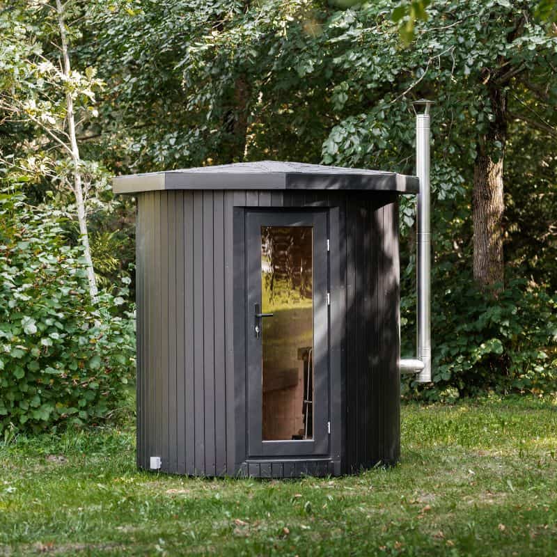 Sauna din lemn de molid pentru 4 persoane