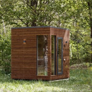 Sauna cu cadru izolat si soba electrica