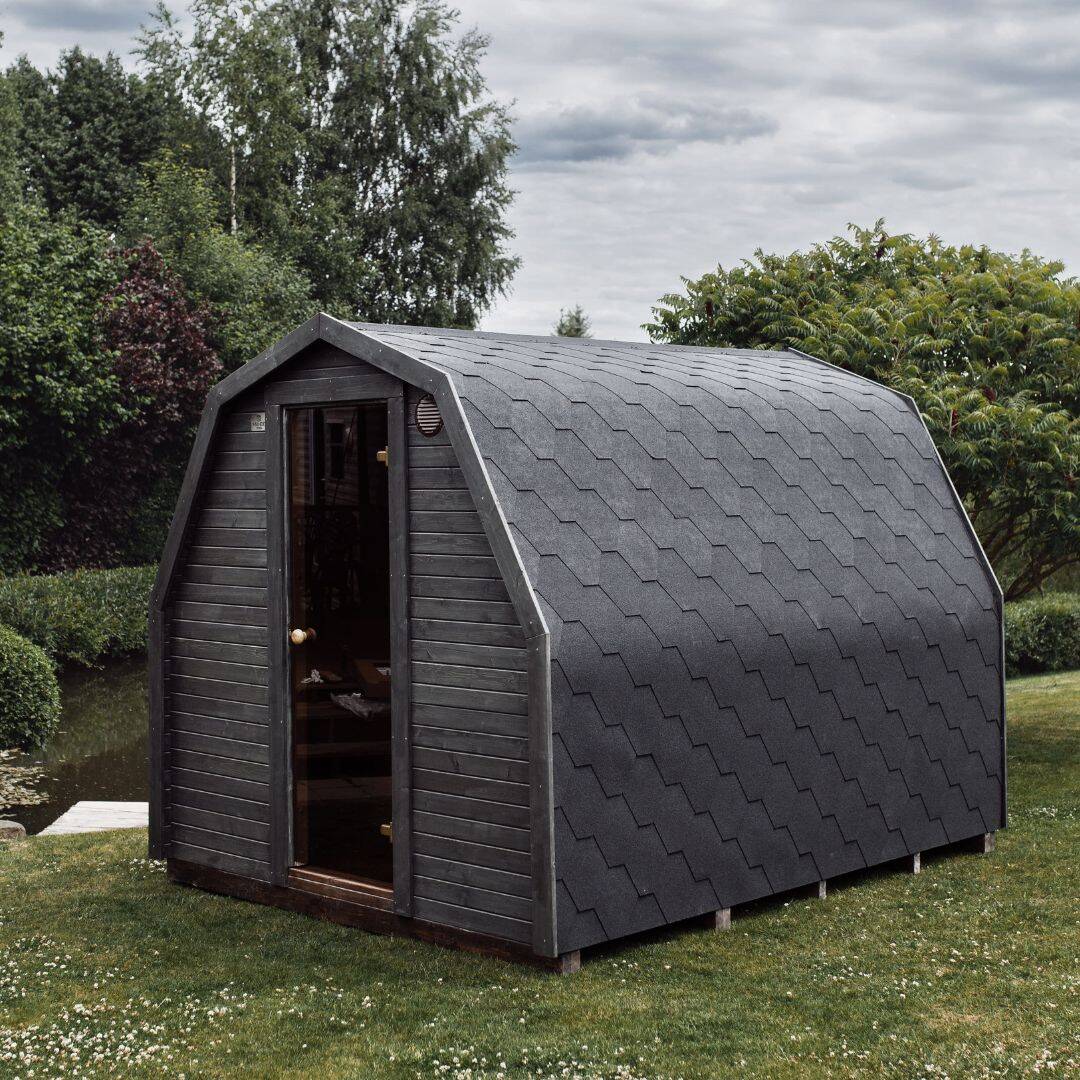 Sauna IGLU pentru 4 persoane cu zona de relaxare