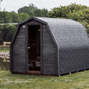 Sauna iglu cu sistem audio Bluetooth si iluminare Harvia