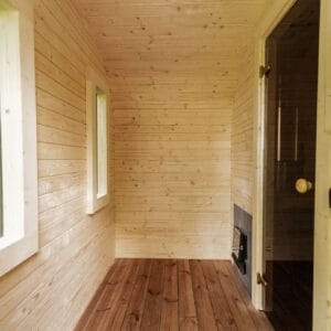 Sauna de gradina cu pre-sauna