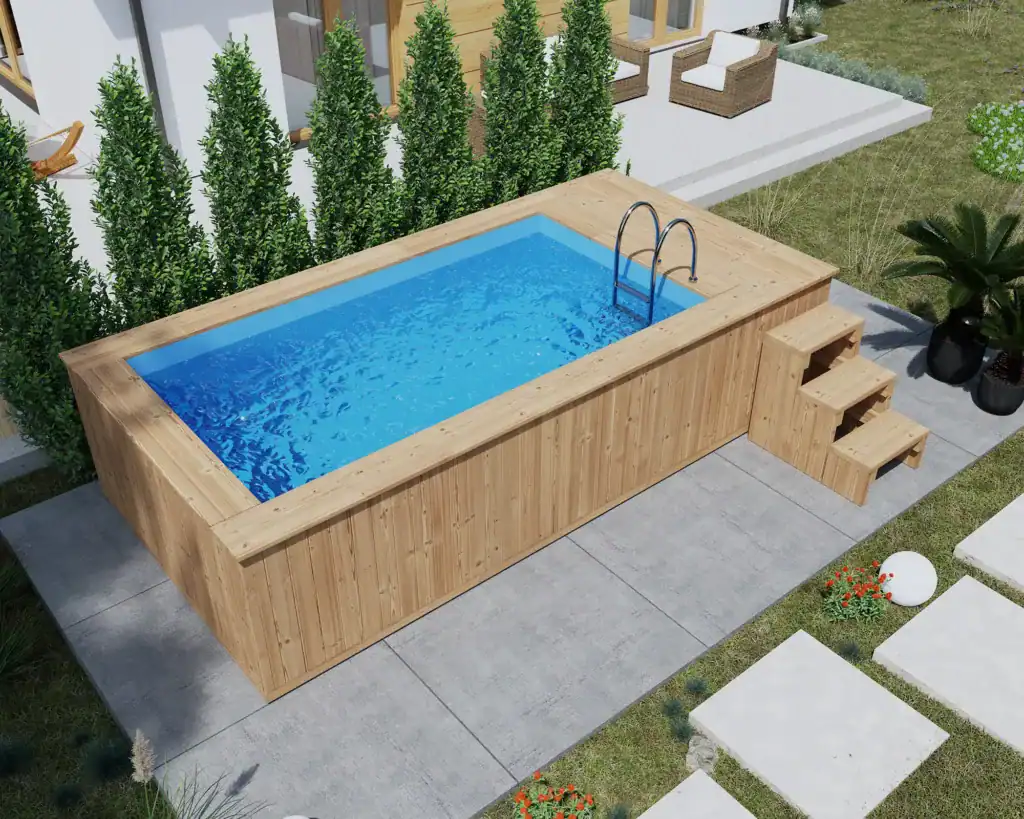 Piscina Supraterana cu Jacuzzi pentru Relaxare - Alex Wood