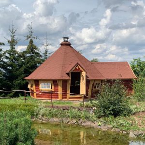 Cabana gratar exclusiva 16.5 mp cu extensie pentru gradina sau curte