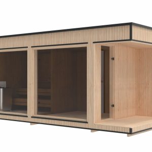 Sauna Moderna de Lux termoizolata pentru utilizare pe tot parcursul anului