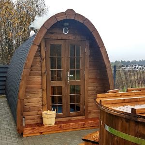Sauna pod 4.8 m pentru 4–6 persoane in gradina sau cabana