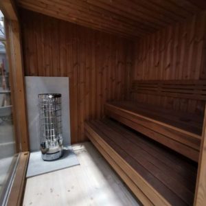 Sauna Moderna de Lux compacta pentru relaxare si terapie prin caldura