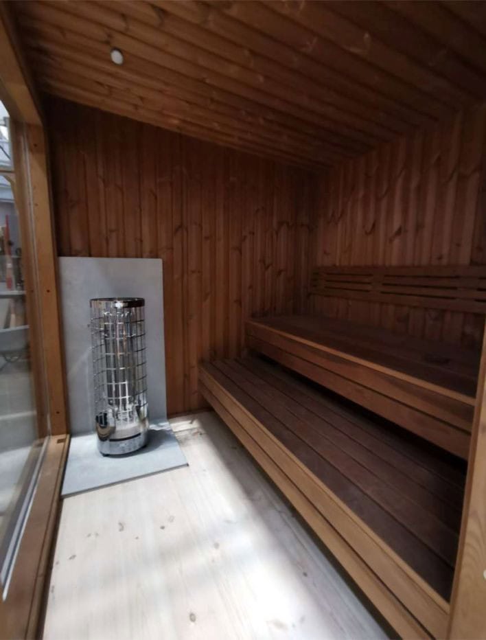 Sauna Moderna de Lux compacta pentru relaxare si terapie prin caldura