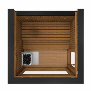 Sauna Moderna de Lux cu structura termoizolata pentru utilizare pe tot parcursul anului