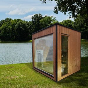 Sauna Moderna de Lux 2.3x2.3 m pentru 2-6 persoane