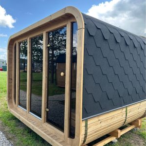 Sauna Patrata Comfort 3.0x2.3 m cu camera de schimb