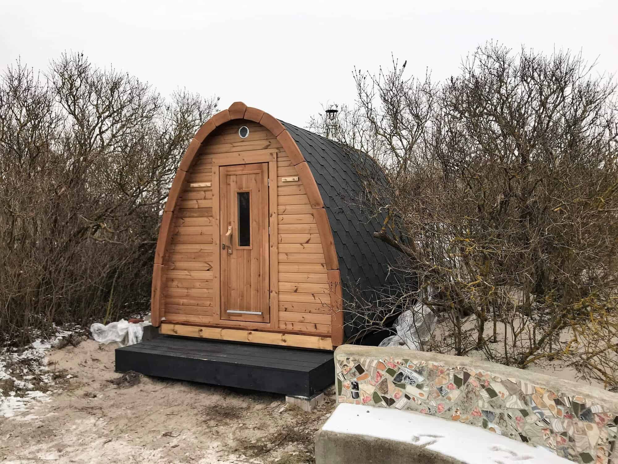 Sauna pod 3.0 m ideala pentru 2–4 persoane