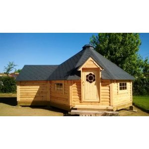 Cabana cu Gratar 16.5 m² cu extensie de 1.8 m