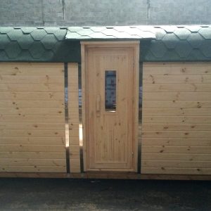 Sauna autobuz 2.3x3.5 m ideala pentru gradina si relaxare