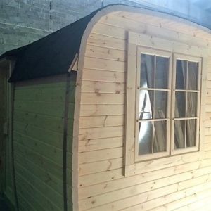 Sauna tip bus cu doua incaperi pentru wellness si detensionare