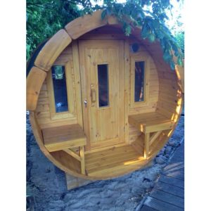Sauna tip butoi 4.5m cu diametrul 1.97m
