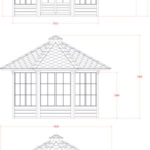 Fatada Pavilion 10 m²