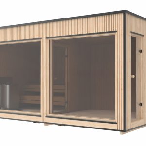 Sauna Moderna de Lux 2.3x4.4 m livrata asamblata