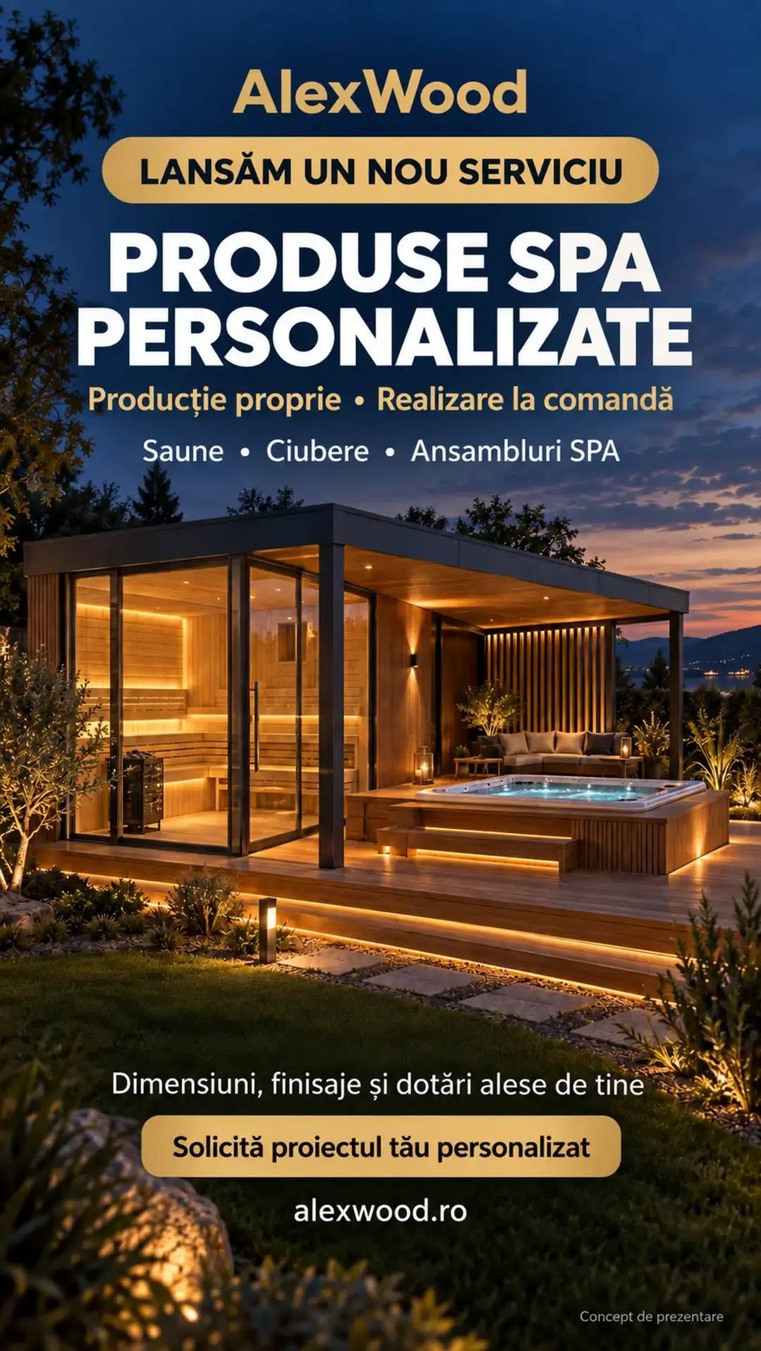 Ansamblu Spa Personalizat Alex Wood