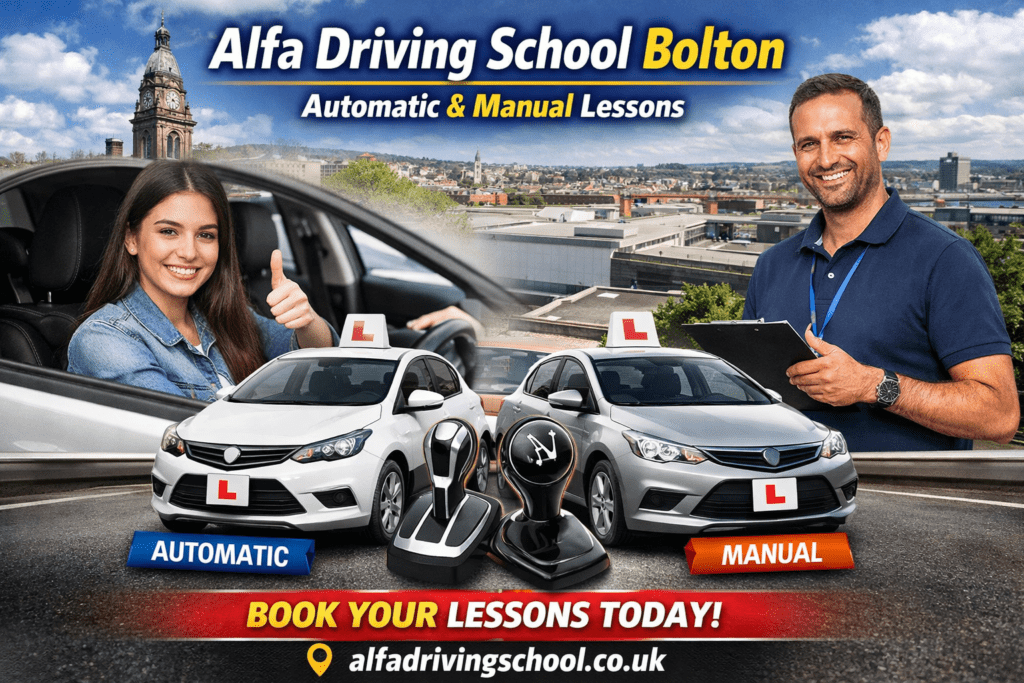Driving School Bolton | Automatic & Manual Driving Lessons in Bolton
