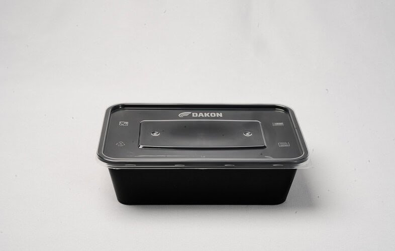650 ml disposable plastic food container