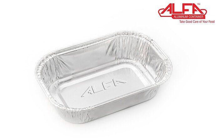 100 ml disposable aluminium foil container