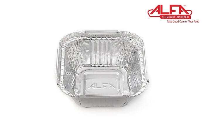 120 ml disposable aluminium foil container