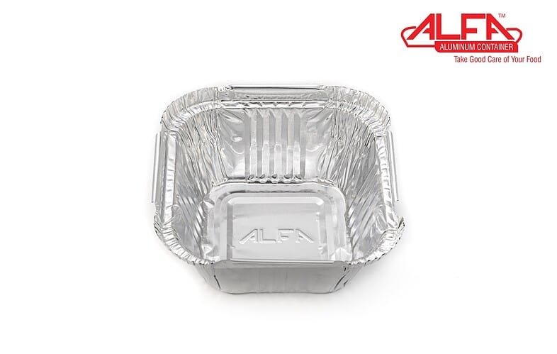120 ml disposable aluminium foil container