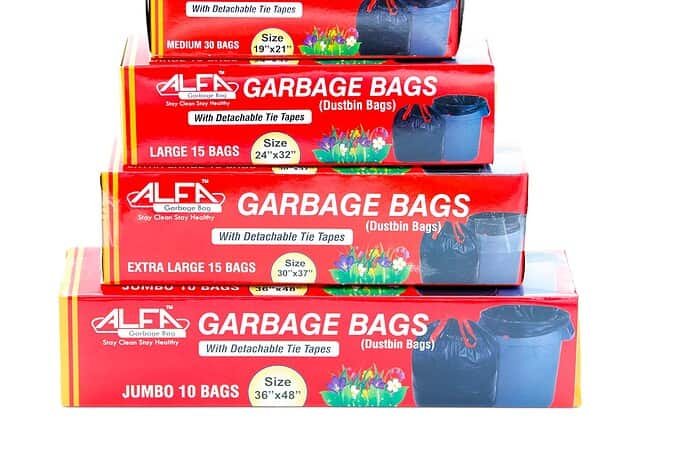 17 x 19 garbage bag