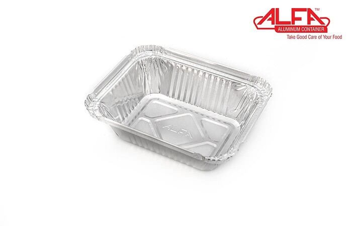 210 ml disposable aluminium foil container