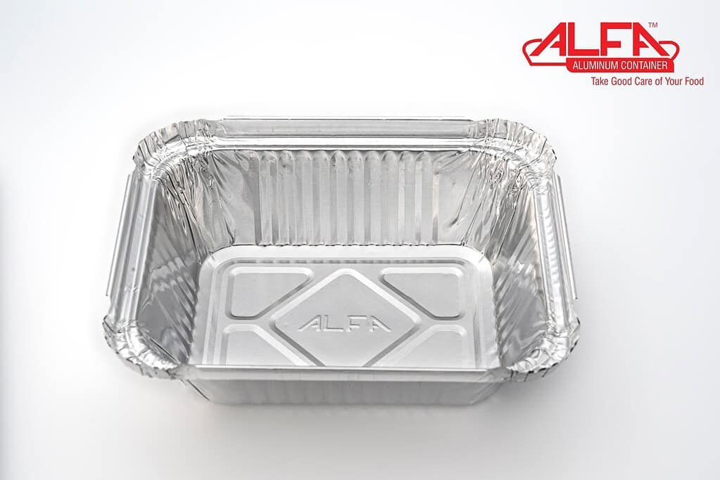 250 ml disposable aluminium foil container
