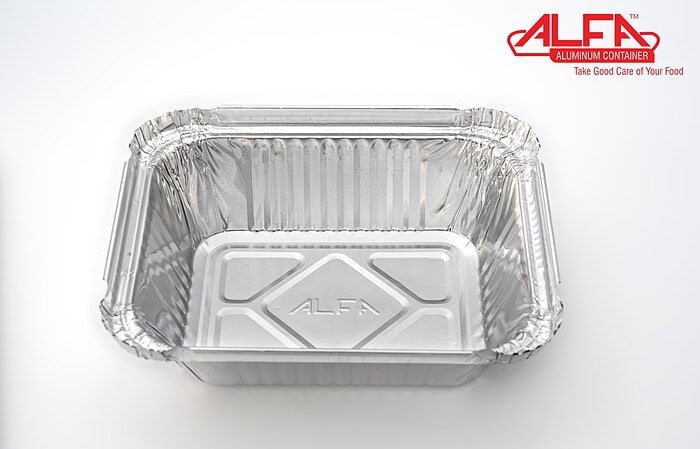 250 ml disposable aluminium foil container