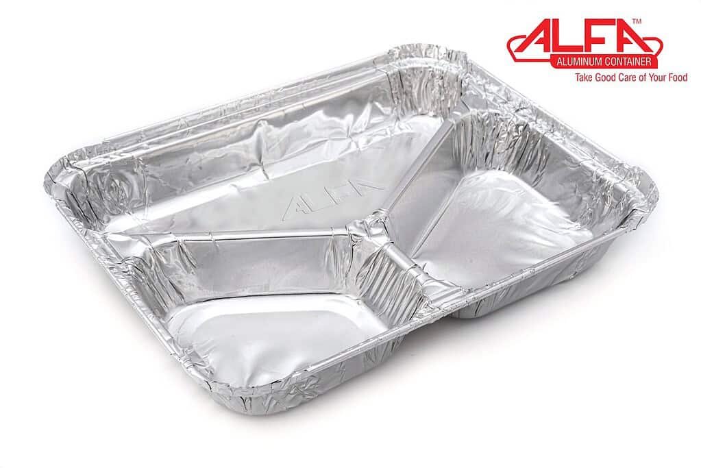 3cp disposable aluminium foil container