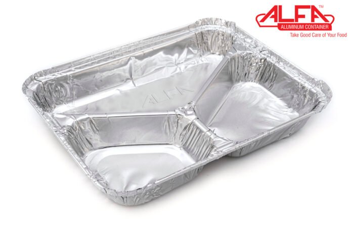 3cp disposable aluminium foil container