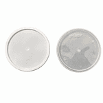 Clear 100 ml glass lid for food containers, perfect for sealing and preserving freshness.