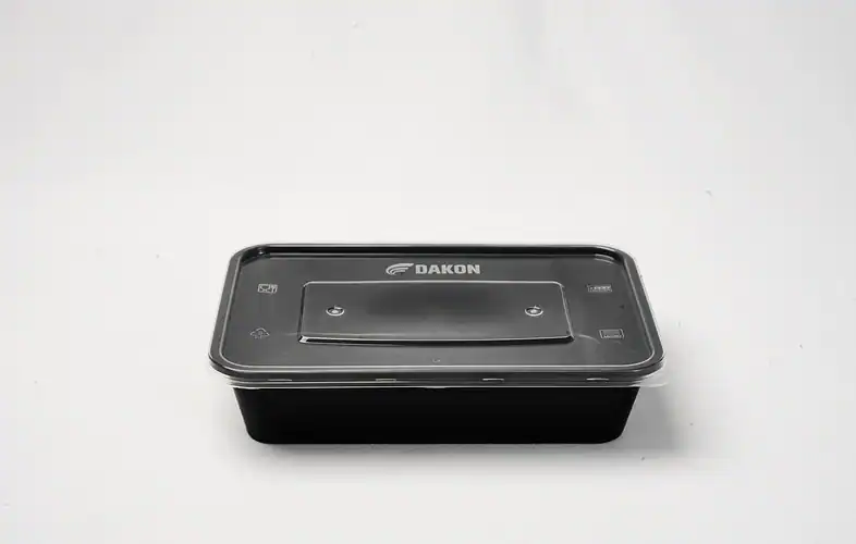 DAKON 500ml rectangular food container for meal prep and storage.