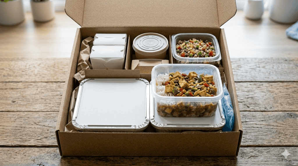 Alfa foil containers ideal for packing food for long-distance travel and meal prep. Durable, eco-fri.