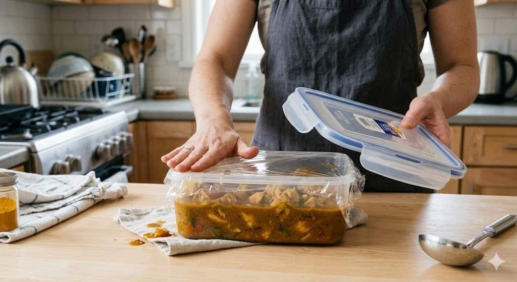 Reusable Alfa Foil Food Storage Containers for Delivery.