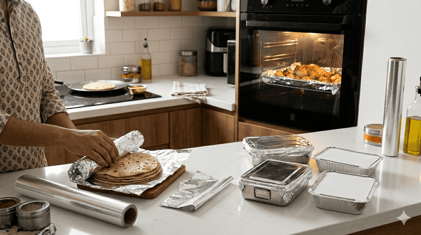 use of aluminium foil rolls