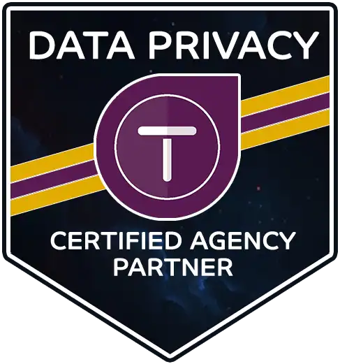 Data privacy certified agency partner badge for Allevia Technology.