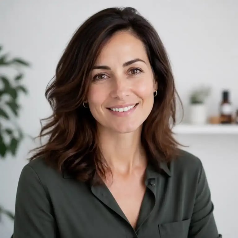 Portrait d'Éléonore Saint-Yves, rédactrice en chef d'Alliance Cosmétiques